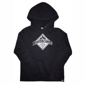 Black Beaver Canoe Hoodie